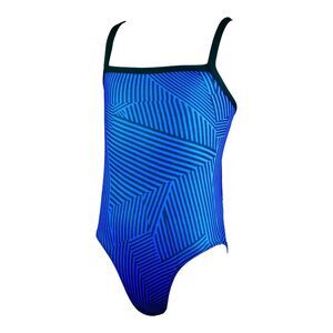 Finis Skinback Training Women's Swimwear Maze Blue sz (38) see chart